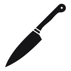 Fototapeta premium Illustration of Kitchen Knife design icon
