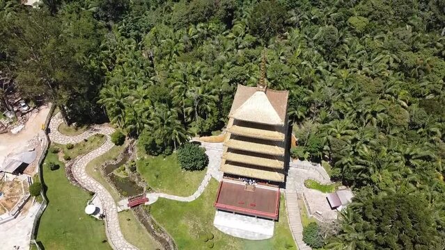 Ribeirão pires dam aerial images drone brazil