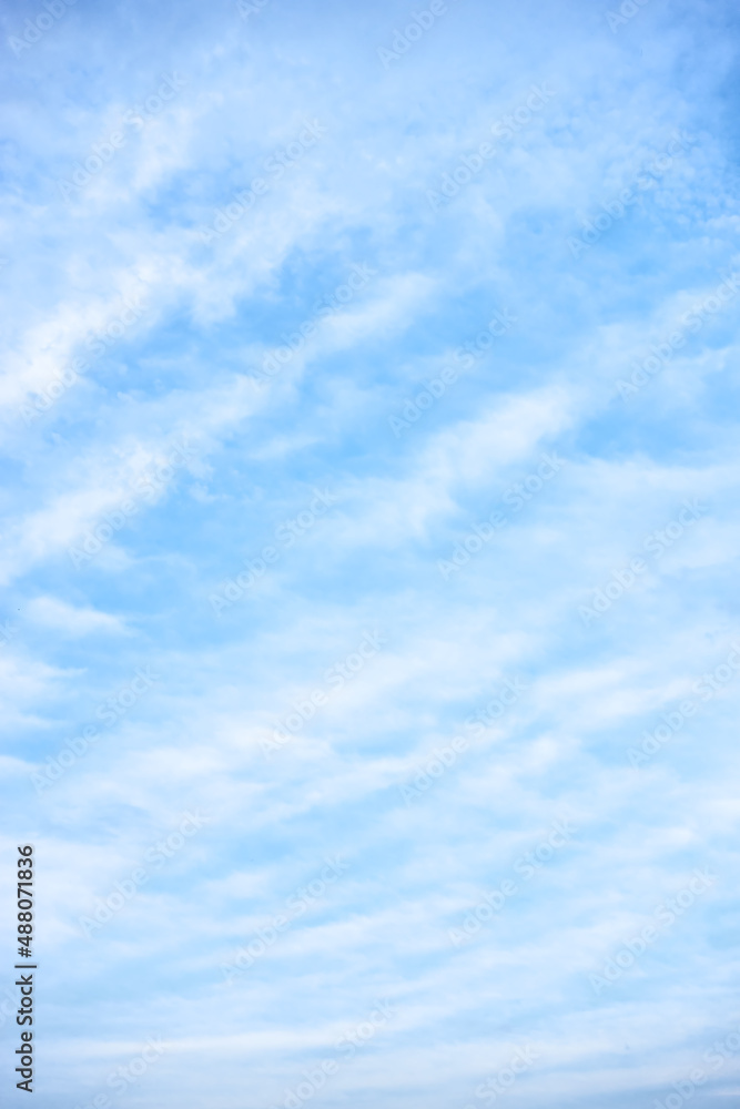 Wall mural sky with clouds - vertical background