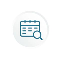 schedule and date reminder simple icon