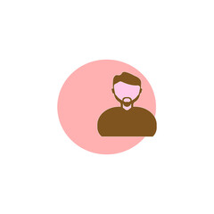  man icon vector drawing