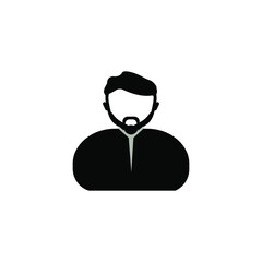  man icon vector drawing