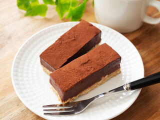 手づくりの生チョコケーキ