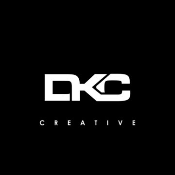 DKC Letter Initial Logo Design Template Vector Illustration