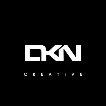 DKN Letter Initial Logo Design Template Vector Illustration