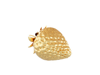 Conceptual image Golden berries isolated on a white background