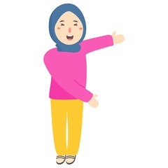 hijab woman presentation explain