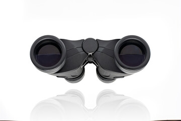 binoculars isolated on white background. object picture for graphic designer