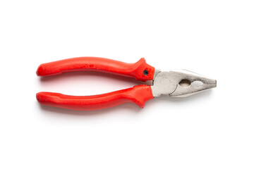 pliers isolated on white background. object picture for graphic designer