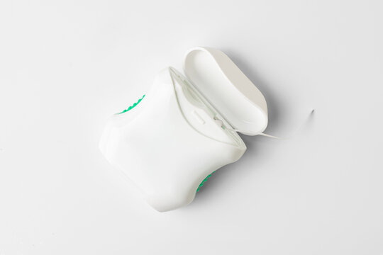 dental floss isolated on white background. object picture for graphic designer