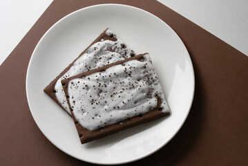 Cookies and Cream Toaster Pastry