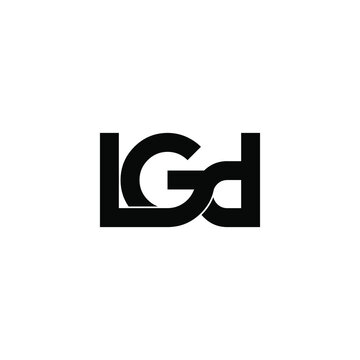 lgd letter original monogram logo design