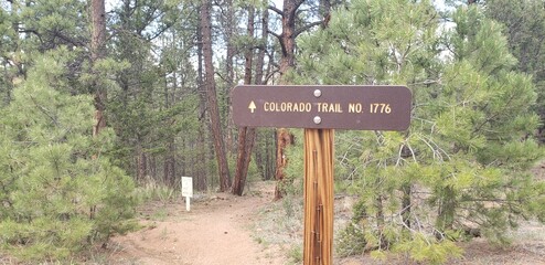 Hiking The Colorado Trail Sign