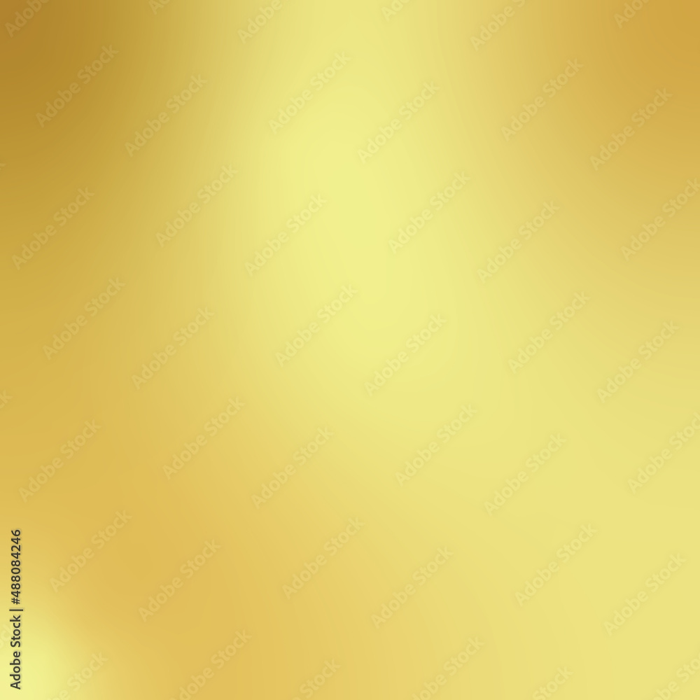 Sticker gold gradient blurred background with soft glowing backdrop,