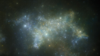 Obraz na płótnie Canvas Golden Nebula