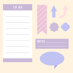 cute daily planner scrapbook element