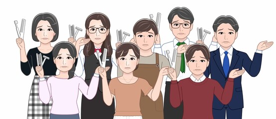 お酒を持っている人々