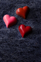 美味しそうな沢山のチョコレート