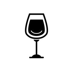 Wine Glass Icon Vector Illustration Design