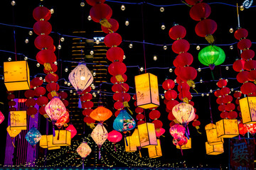 Lantern festival lanterns in Quanzhou, China.