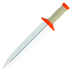 Illustration of Warrior Sword design icon