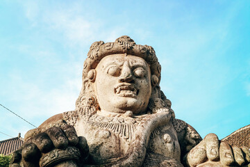 Fototapeta premium Ancient historical statue of Singosari Kingdom in Singosari, East Java, Indonesia