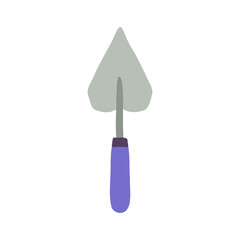Gardening tool equipment hand trowel illustration