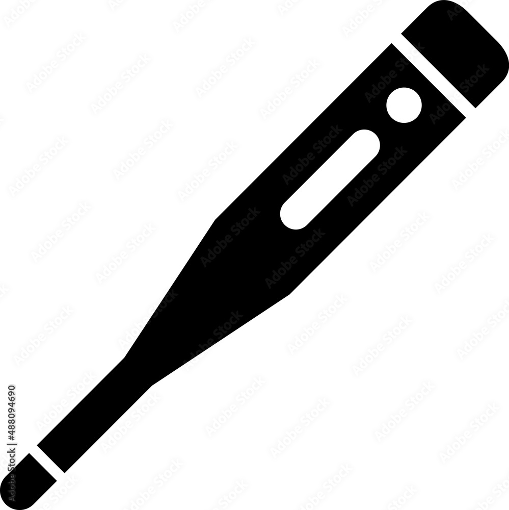 Poster digital thermometer icon. vector icon isolated on white background..eps