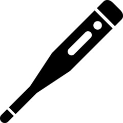 Digital thermometer icon. Vector icon isolated on white background..eps