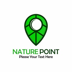 nature point logo template illustration