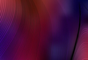Dark Blue, Red vector background with wry lines.