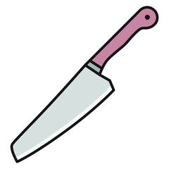 Illustration of Kitchen Knife design icon