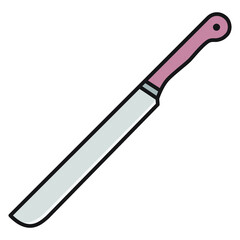 Illustration of Machete design icon