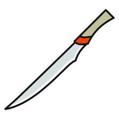 Illustration of Assasins Dagger design icon