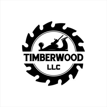 Vintage retro rustic of carpentry wood working saws logo design inspiration