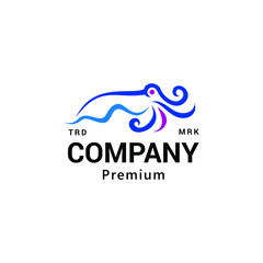 Squid Logo Vector Icon Illustration