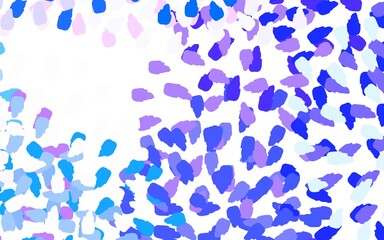 Light Blue, Red vector texture with abstract forms.