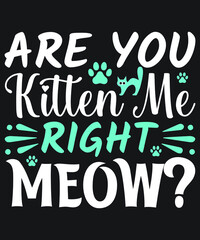 Cat T-shirt Design For Graphic