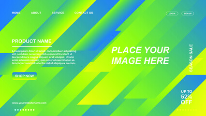 Elegant sport promotion banner with elegant design, vector EPS