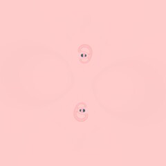 pink background with bubbles