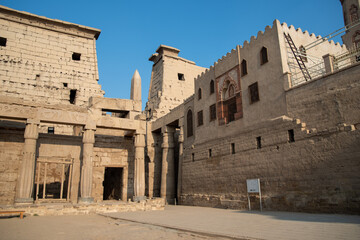 Mosque of Abu al-Haggag in Luxor temple, Egypt