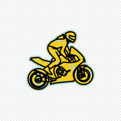 motorcycles race