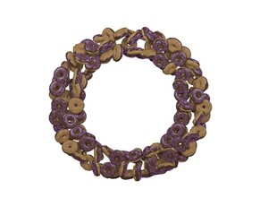 Doughnut Themed Font Letter O