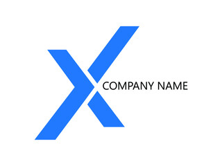 Alphabet letter X vector logo design