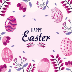 happy easter poster