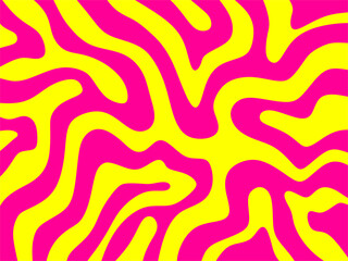 Simple background with cute wavy line pattern