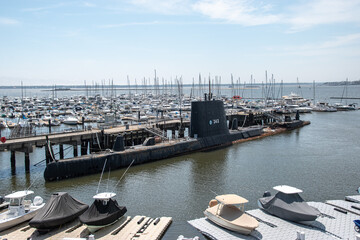 USS Clamagore SS-343 is a Balao-class submarine, presently a museum ship at the Patriot's Point...