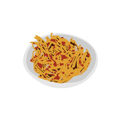 Sambal mangga indonesian food design vector