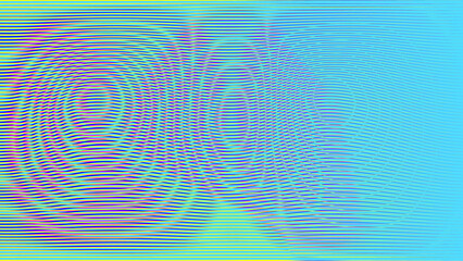 Glitch distorted geometric background . Modern art design . Noise destroyed glitched poster . Trendy defect error background with speed lines . Glitched artwork  .Hologram effect .vector 