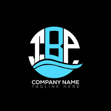 TBP logo monogram isolated on circle element design template, TBP letter logo design on black background. TBP creative initials letter logo concept.  TBP letter design.